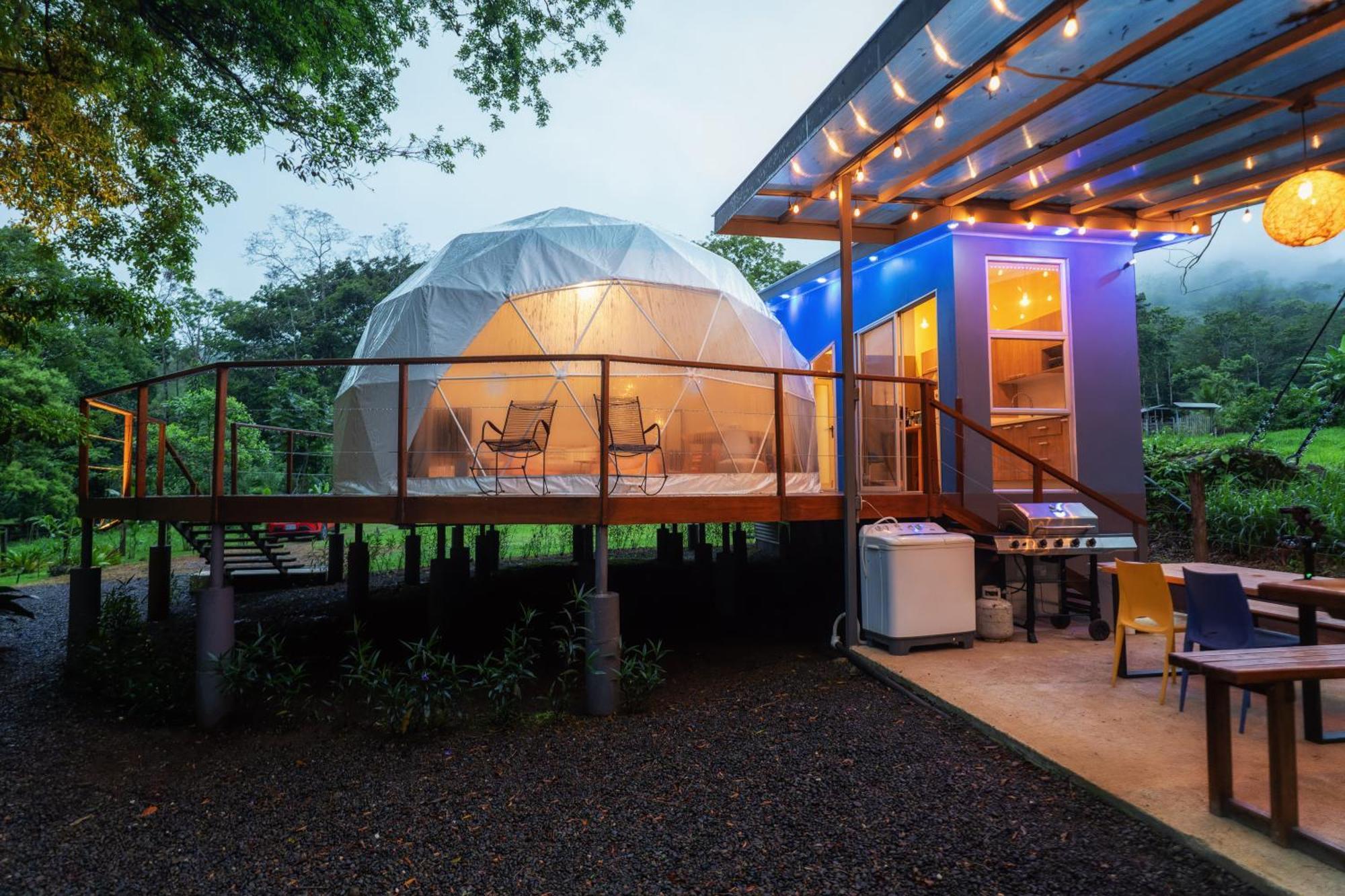 Bitzu Dome-Bijagua Riverside Glamping Exterior foto